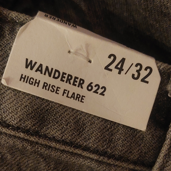 Free People Wrangler Wanderer High Rise Dyed Flare Jeans - Picture 10 of 11